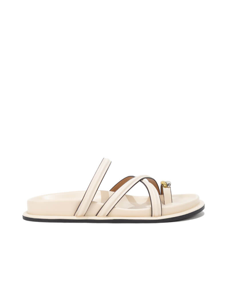 Mules à brides croisées